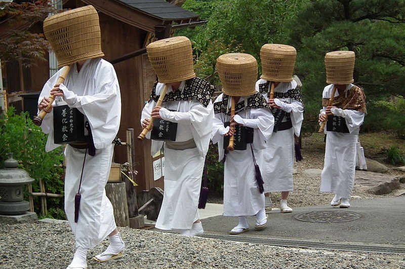 Traditional Japanese monk inspired breathing practice
